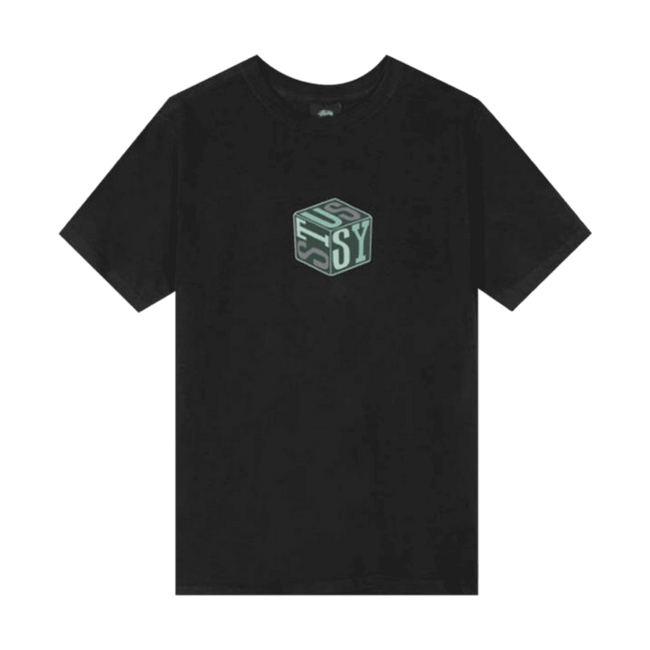 Stussy Cube Pig Dyed Tee Black