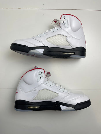 Air Jordan 5 Retro Fire Red Silver Tongue 2020