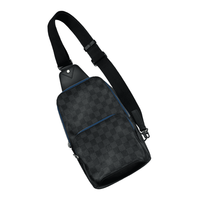 Louis Vuitton Damier Graphite Avenue Sling Bag Blue/Black