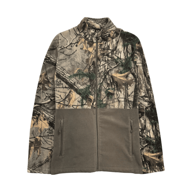 (L) Realtree Full-Zip Fleece Camo