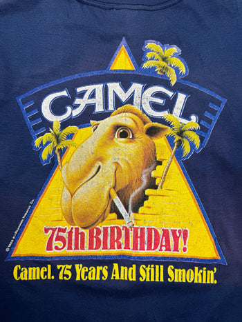 (S) Vintage Cigarette Camel Tee Navy