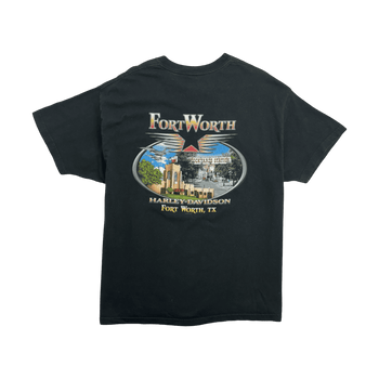 (XL) Vintage '03 Harley Davidson Forth Worth Tee Black