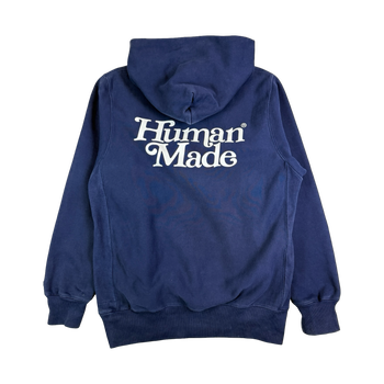 Girls Don’t Cry x Human Made Logo Hoodie Navy (USED)