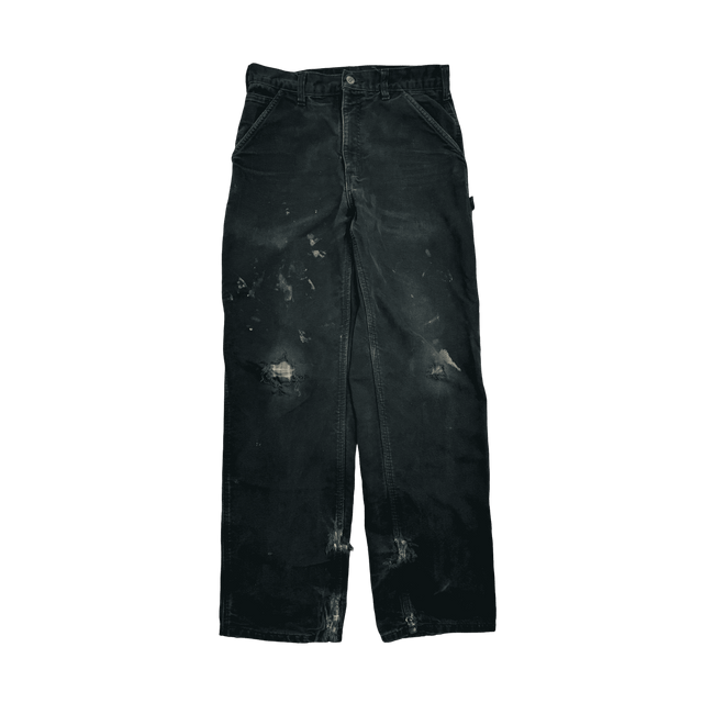 (31) Vintage Carhartt Lined Pants Black