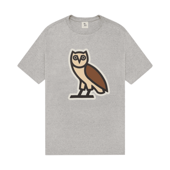 OVO Bubble Owl Tee Heather Grey (USED)