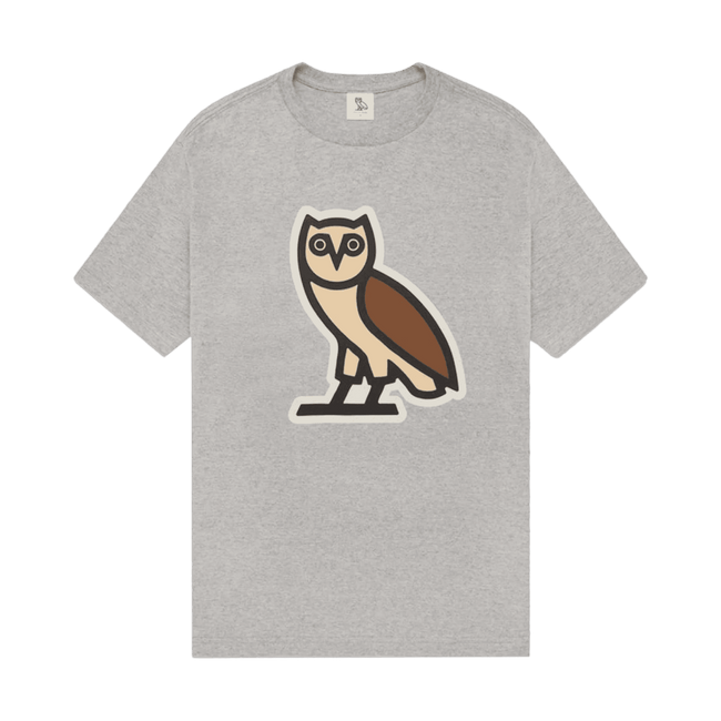 OVO Bubble Owl Tee Heather Grey (USED)