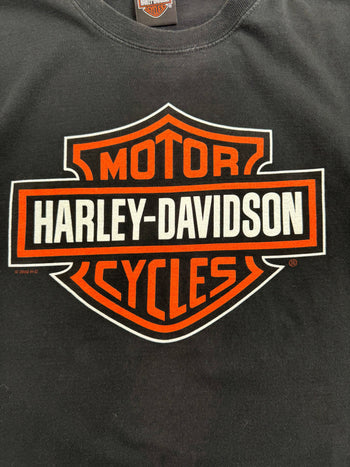 (L) Vintage '09 Harley Davidson DuBois Tee Black
