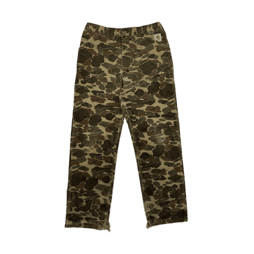 Vintage 90s Carhartt Camo Carpenter Pants | Vintage Clothing Store Canada