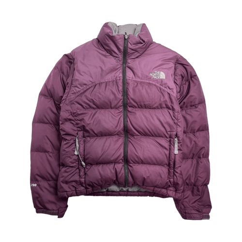 Vintage Wmns The North Face 700 Puffer Jacket Red Violet | Vintage Clothing Store Canada