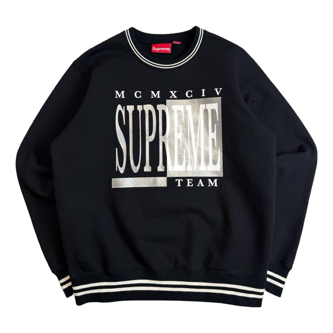 Supreme Team Crewneck Black (USED)
