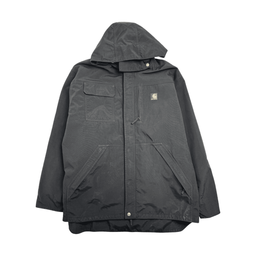 Vintage Carhartt Waterproof Zip Up Jacket Black | Vintage Clothing Store Canada