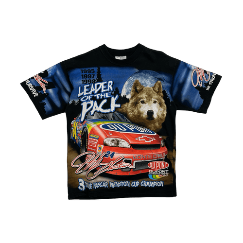 Vintage '98 Nascar AOP Tee Black | Vintage Clothing Store Canada