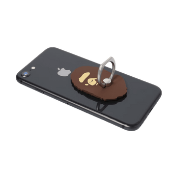 BAPE Ape Head Smartphone Ring Brown