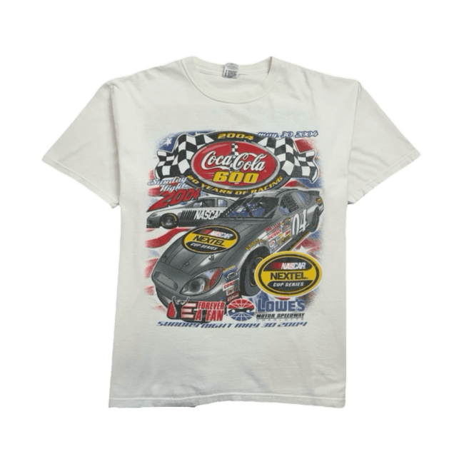 (L) Vintage '04 NEXTEL Nascar Tee White