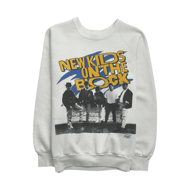 (XS) Vintage '89 New Kids On The Block Sweatshirt White