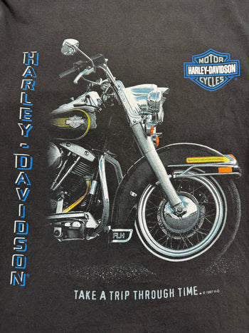Vintage '97 Vintage Harley Davidson Tee Black