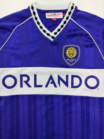 (S) Mitchell & Ness Orlando City Soccer Jersey Purple
