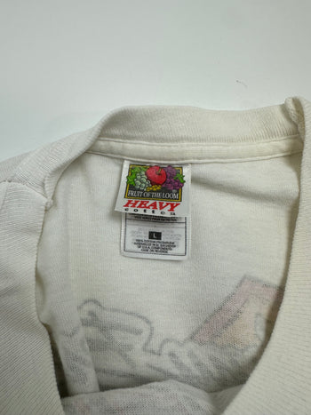 Vintage 1990’s Budweiser Kenny Bernstein First To 300 Tee White
