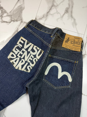Vintage Evisu Paris No. 0001 Denim Pants