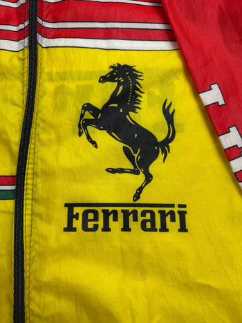 Vintage 90s Ferrari Light Jacket Red