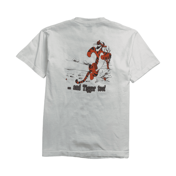 Vintage 90s Winnie The Pooh Queen's University Tee White