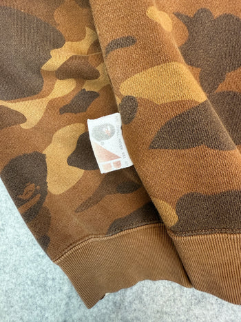 2000s BAPE OG Camo Full Zip Hoodie Brown (USED)