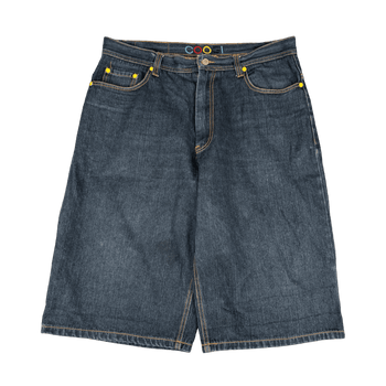 Coogi Embroidered Pocket Baggy Denim Shorts
