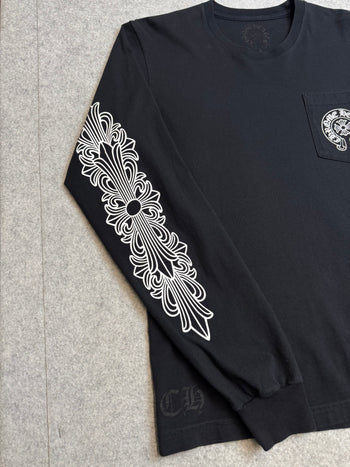 Chrome Hearts Hong Kong Horseshoe L/S Tee Black