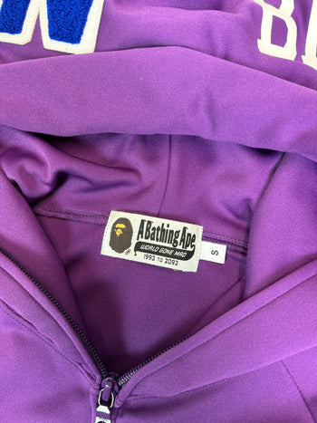 BAPE NYC Track Full Zip Hoodie Purple (USED)