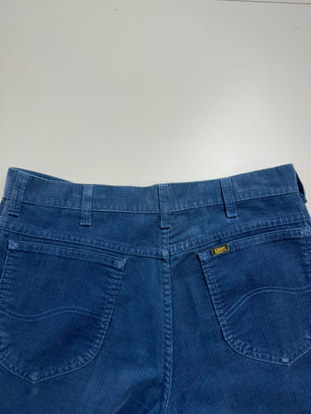 (32) Vintage Lee Corduroy Pants Blue