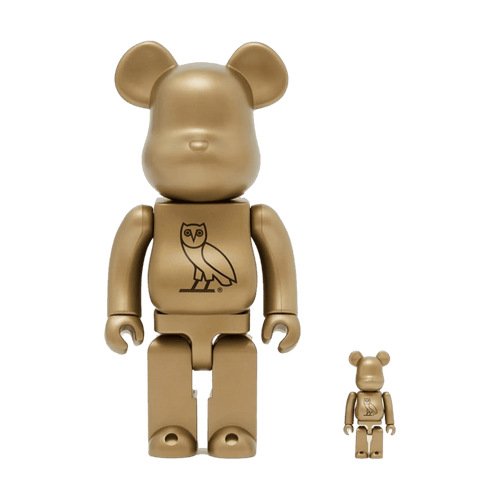 Bearbrick x OVO 100% & 400% Set Gold | Vintage Clothing Store Canada