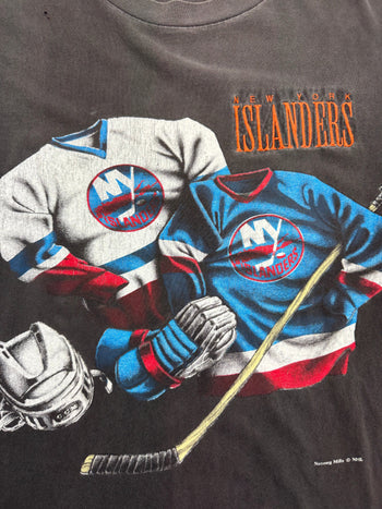 Vintage 90s NHL New York Islanders Tee Black