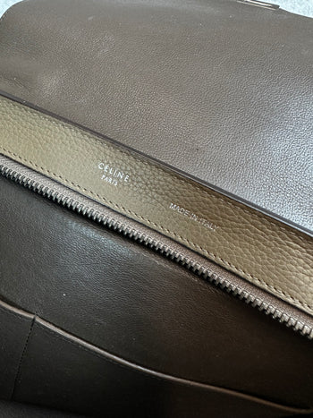 Celine Trapeze Leather Handbag