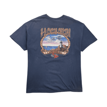 Vintage '04 Harley Davidson Cycle Center Tee Navy