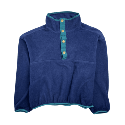 Vintage Orvis Snap Fleece Navy | Vintage Clothing Store Canada