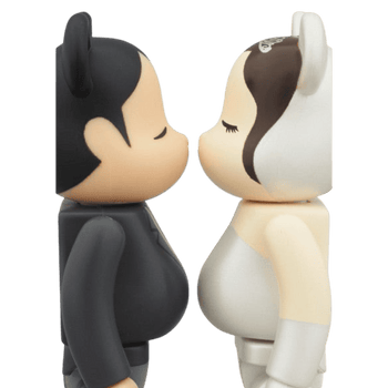 Medicom Bearbrick Wedding Series 2-Pack 100%