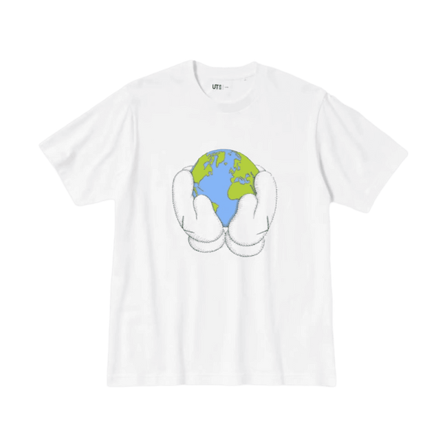 KAWS x Uniqlo Peace For All S/S Graphic Tee White