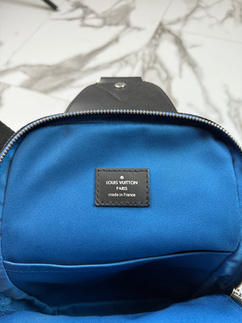 Louis Vuitton Damier Graphite Avenue Sling Bag Blue/Black