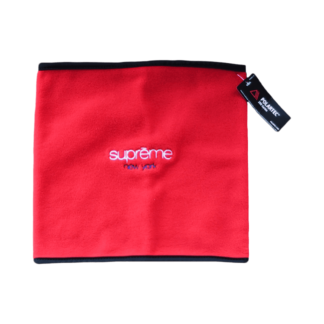 Supreme Polartec Fleece Neck Gaiter Red
