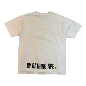 BAPE Ape Face Sta Tee White (USED)