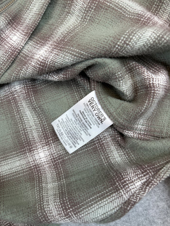 OVO Zip Up Flannel Green (USED)