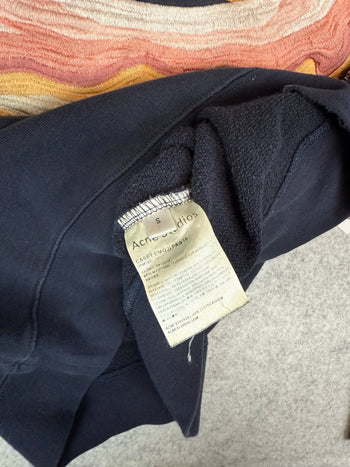 Women’s Acne Studios Donut Sweatshirt Navy