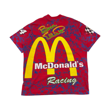 1995 McDonald's Racing Bill Elliott Nascar Tee Red