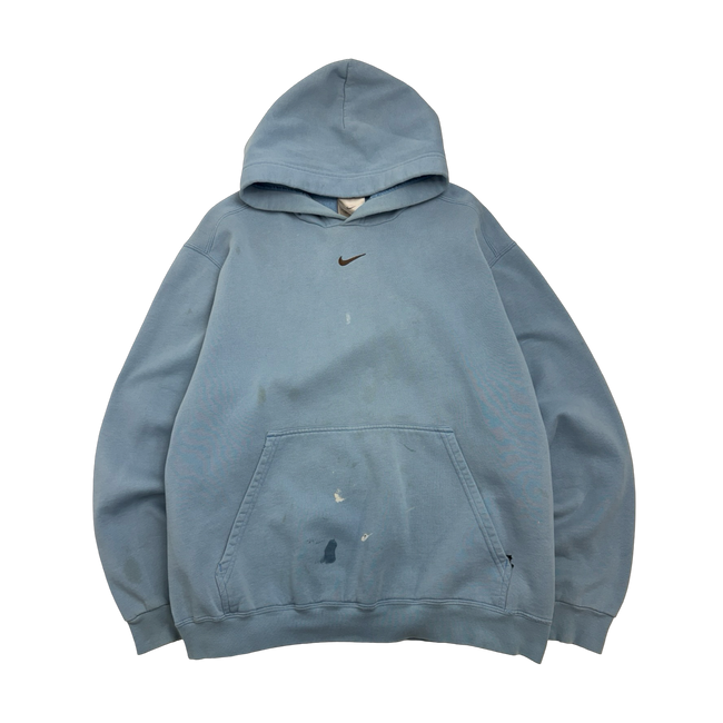 2000’s Nike Middle Swoosh Hoodie Light Blue