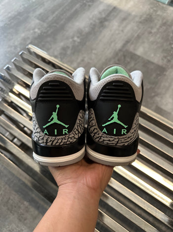 Jordan 3 Retro Green Glow (USED NO BOX)