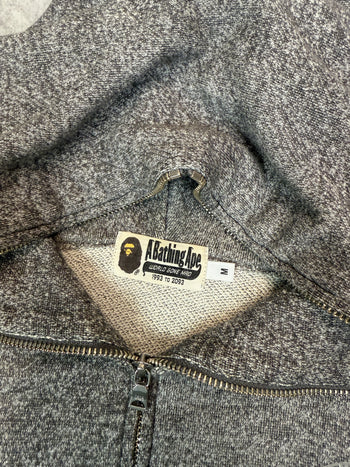 BAPE 3M Full Zip Hoodie Static Grey (USED)