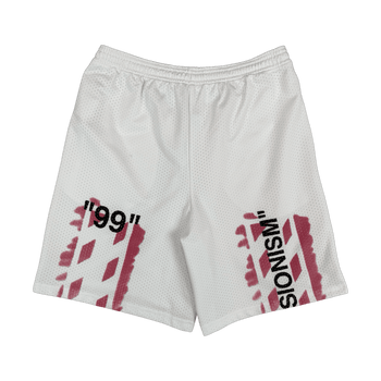 Off-white Impressionism Logo Mesh Shorts White (USED)