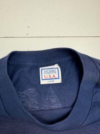 (S) Vintage Cigarette Camel Tee Navy