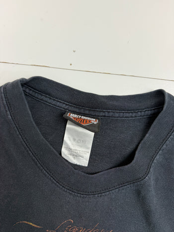 Vintage 2000s Harley Davidson American Niagara Falls Tee Black