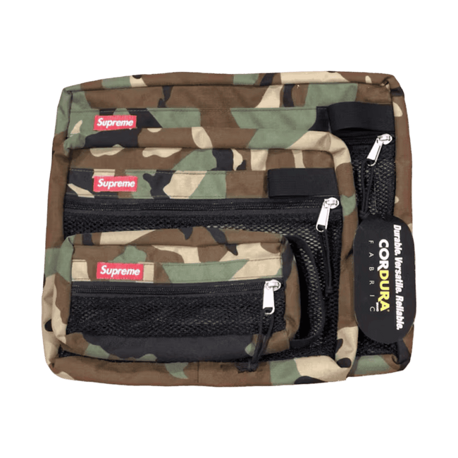 Supreme Mesh Organizer Bags Woodland Camo